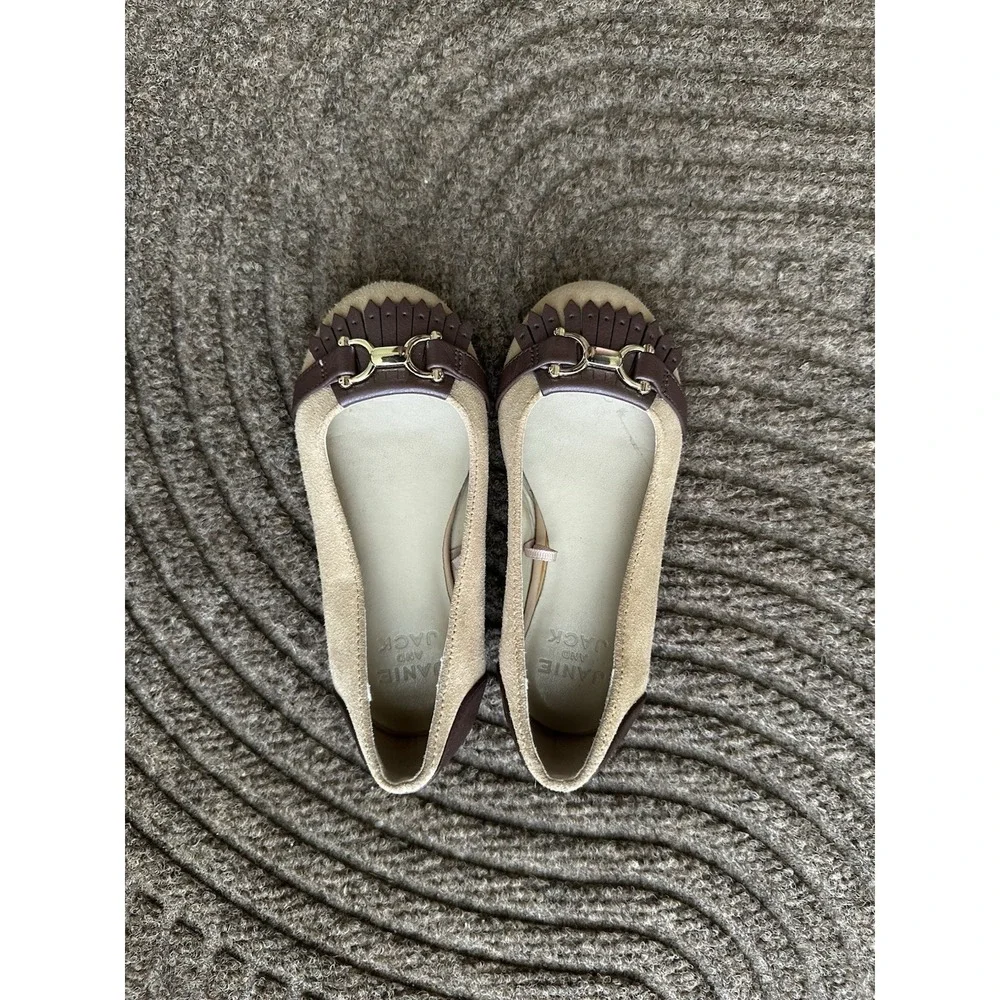 Janie and Jack Suede Bridle Bit Brown and Tan Loafers/Flats Quiet Lux Equestrian